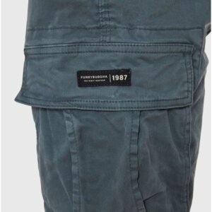 FUNKY BUDDHA CARGO ΑΝΤΡΙΚΟ STEEL GREY FBM011-002-02 REGULAR FIT