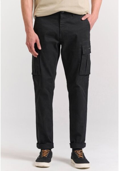 FUNKY BUDDHA CARGO ΑΝΤΡΙΚΟ ΜΑΥΡΟ FBM011-002-02 REGULAR FIT