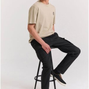FUNKY BUDDHA CARGO ΑΝΤΡΙΚΟ ΜΑΥΡΟ FBM011-002-02 REGULAR FIT