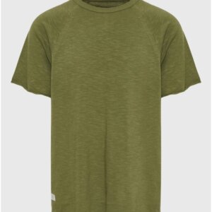 FUNKY BUDDHA T-SHIRT ΑΝΤΡΙΚΟ ΧΑΚΙ ΦΛΑΜΑ FBM011-344-04 RELAXED FIT