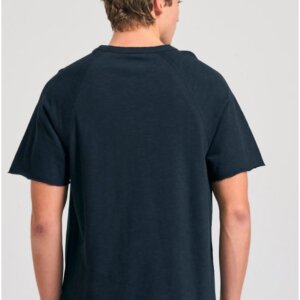 FUNKY BUDDHA T-SHIRT ΑΝΤΡΙΚΟ ΜΑΥΡΟ ΦΛΑΜΑ FBM011-344-04 RELAXED FIT