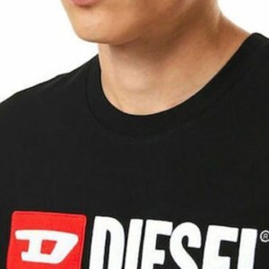 DIESEL T-SHIRT ΑΝΤΡΙΚΟ ΜΑΥΡΟ A14943-0GRAI-9XX T-BOXT-DIV RELAXED FIT