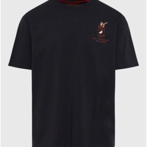 FUNKY BUDDHA T-SHIRT ΑΝΤΡΙΚΟ ΑΝΘΡΑΚΙ FBM011-060-04 RELAXED FIT