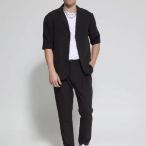 TRESOR ΣΑΚΑΚΙ ΑΝΤΡΙΚΟ ΚΟΝΤΟΜΑΝΙΚΟ ΜΑΥΡΟ 2703-LORO SLIM FIT