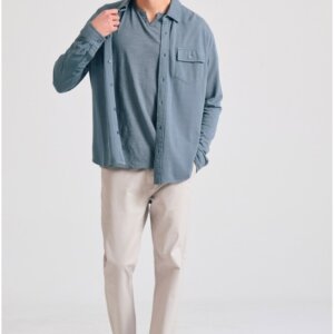 FUNKY BUDDHA ΠΑΝΤΕΛΟΝΙ ΑΝΔΡΙΚΟ MIST GREY FBM011-001-02 REGULAR FIT