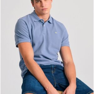FUNKY BUDDHA POLO ΑΝΔΡΙΚΟ SMOKE BLUE FBM011-001-11 REGULAR FIT