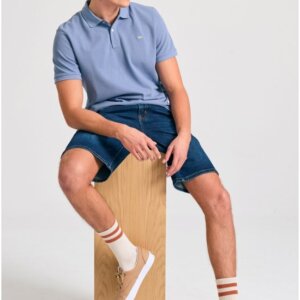 FUNKY BUDDHA POLO ΑΝΔΡΙΚΟ SMOKE BLUE FBM011-001-11 REGULAR FIT