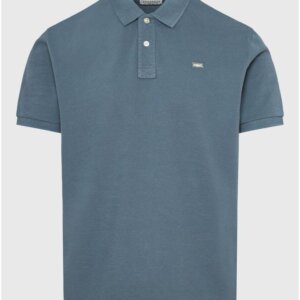 FUNKY BUDDHA POLO ΑΝΔΡΙΚΟ STEEL GREY BLUE FBM011-001-11 REGULAR FIT