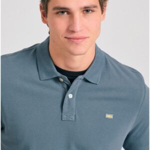 FUNKY BUDDHA POLO ΑΝΔΡΙΚΟ STEEL GREY BLUE FBM011-001-11 REGULAR FIT