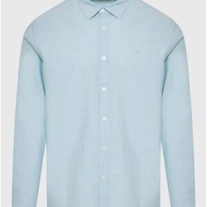 FUNKY BUDDHA ΠΟΥΚΑΜΙΣΟ OXFORD ΑΝΔΡΙΚΟ LT GREEN MEL FBM011-009-05 REGULAR FIT