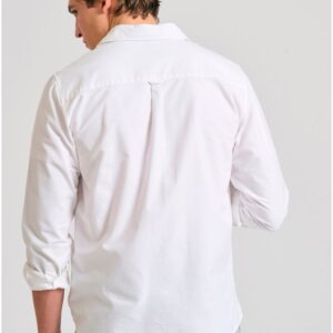 FUNKY BUDDHA ΠΟΥΚΑΜΙΣΟ OXFORD ΑΝΔΡΙΚΟ WHITE FBM011-009-05 REGULAR FIT