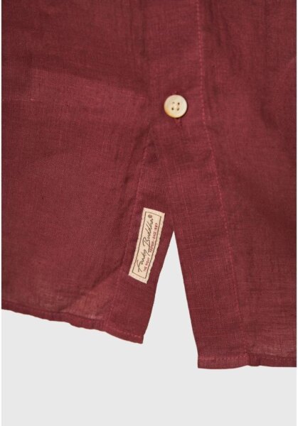 FUNKY BUDDHA ΠΟΥΚΑΜΙΣΟ ΛΙΝΟ ΑΝΔΡΙΚΟ DK RED FBM011-001-05 REGULAR FIT