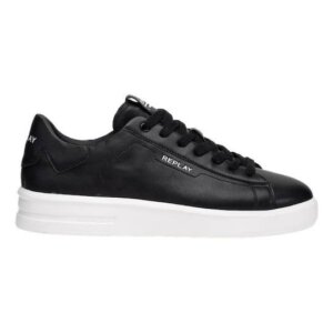 REPLAY ΠΑΠΟΥΤΣΙ SNEAKER ΑΝΤΡΙΚΟ ΜΑΥΡΟ UNIVERSITY M DIRECT GMZ40.000.C0014L-0562 BLACK BLACK