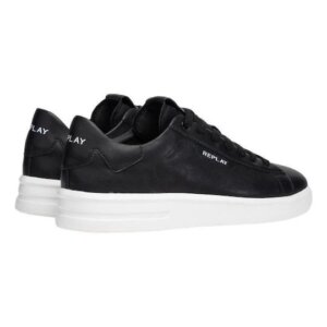 REPLAY ΠΑΠΟΥΤΣΙ SNEAKER ΑΝΤΡΙΚΟ ΜΑΥΡΟ UNIVERSITY M DIRECT GMZ40.000.C0014L-0562 BLACK BLACK