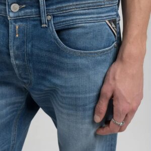 REPLAY JEAN ΑΝΤΡΙΚΟ ΜΠΛΕ WILLBI M1008.000.285882.009 REGULAR SLIM FIT