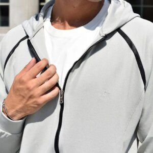 TRESOR ΖΑΚΕΤΑ ΜΕ ΚΟΥΚΟΥΛΑ ΑΝΔΡΙΚΗ ΓΚΡΙ 2684 REGULAR FIT