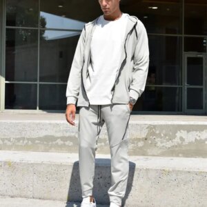 TRESOR ΖΑΚΕΤΑ ΜΕ ΚΟΥΚΟΥΛΑ ΑΝΔΡΙΚΗ ΓΚΡΙ 2684 REGULAR FIT