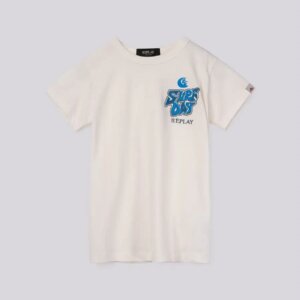 REPLAY T-SHIRT ΠΑΙΔΙΚΟ ΛΕΥΚΟ SB7360.056.2660.562 REGULAR FIT