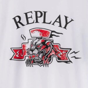 REPLAY T-SHIRT ΠΑΙΔΙΚΟ ΛΕΥΚΟ SB7407.053.2660.001 REGULAR FIT