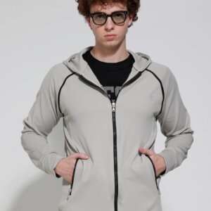 TRESOR ΖΑΚΕΤΑ ΜΕ ΚΟΥΚΟΥΛΑ ΑΝΔΡΙΚΗ ΓΚΡΙ 2684 REGULAR FIT