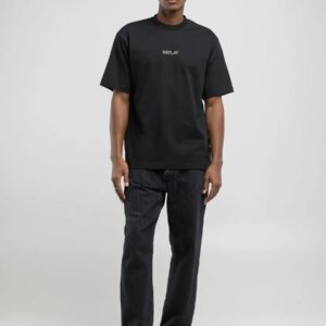 REPLAY T-SHIRT ΑΝΔΡΙΚΟ ΜΑΥΡΟ M3017.000.23804.098 RELAXED FIT
