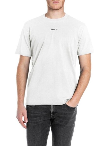 REPLAY T-SHIRT ΑΝΔΡΙΚΟ ΛΕΥΚΟ M3098.000.2660.011 REGULAR FIT