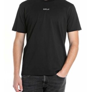 REPLAY T-SHIRT ΑΝΔΡΙΚΟ ΜΑΥΡΟ M3098.000.2660.098 REGULAR FIT