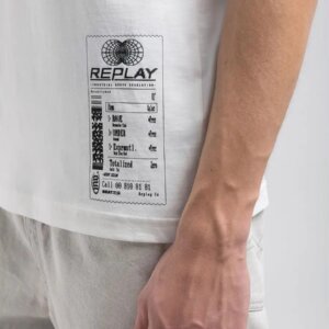 REPLAY T-SHIRT ΑΝΔΡΙΚΟ ΛΕΥΚΟ M3057.000.2660.011 REGULAR FIT