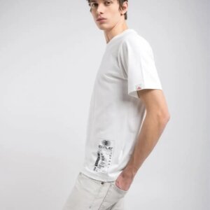 REPLAY T-SHIRT ΑΝΔΡΙΚΟ ΛΕΥΚΟ M3057.000.2660.011 REGULAR FIT