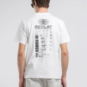 REPLAY T-SHIRT ΑΝΔΡΙΚΟ ΛΕΥΚΟ M3057.000.2660.011 REGULAR FIT