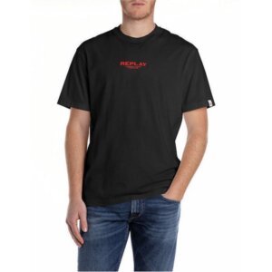 REPLAY T-SHIRT ΑΝΔΡΙΚΟ ΜΑΥΡΟ M3064.000.2660.098 REGULAR FIT