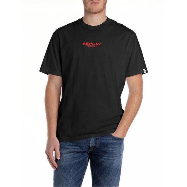 REPLAY T-SHIRT ΑΝΔΡΙΚΟ ΜΑΥΡΟ M3064.000.2660.098 REGULAR FIT