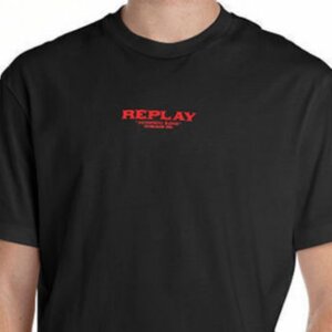 REPLAY T-SHIRT ΑΝΔΡΙΚΟ ΜΑΥΡΟ M3064.000.2660.098 REGULAR FIT
