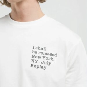 REPLAY T-SHIRT ΑΝΔΡΙΚΟ ΛΕΥΚΟ M3022.000.2660.011 REGULAR FIT