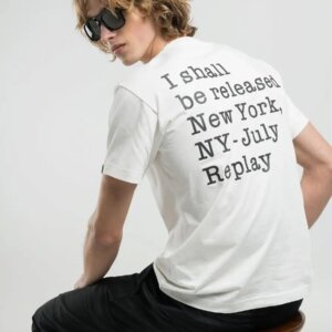 REPLAY T-SHIRT ΑΝΔΡΙΚΟ ΛΕΥΚΟ M3022.000.2660.011 REGULAR FIT