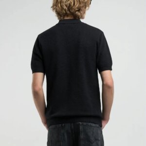 REPLAY ΜΠΛΟΥΖΑΚΙ POLO RIB-KNIT ΑΝΔΡΙΚΟ ΜΑΥΡΟ UK4708.000G23774.098