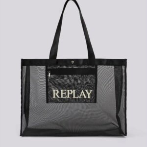 REPLAY ΤΣΑΝΤΑ TOTE ΜΑΥΡΗ FW3727.000.A0703B.0098
