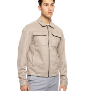 BISTON JACKET ΑΝΔΡΙΚΟ SUEDE ΜΠΕΖ 53-201-010 REGULAR FIT