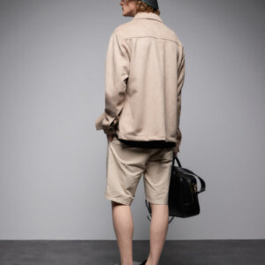BISTON ΠΑΝΩΦΟΡΙ SUEDE ΑΝΔΡΙΚΟ ΜΠΕΖ 53-201-009 REGULAR FIT