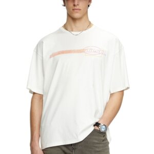 DIESEL T-SHIRT ΑΝΔΡΙΚΟ ΛΕΥΚΟ A16649-0QIAM-141 T-BOXT-R16 RELAXED FIT