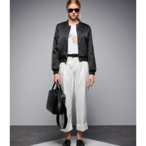 BISTON JACKET BOMBER ΓΥΝΑΙΚΕΙΟ ΜΑΥΡΟ 53-101-025 REGULAR FIT