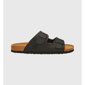 FUNKY BUDDHA ΣΑΝΔΑΛΙ ΑΝΔΡΙΚΟ ΔΕΡΜΑΤΙΝΟ ΜΑΥΡΟ FBM011-073-08