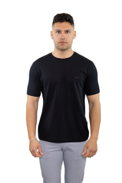 SIDE EFFECT T-SHIRT ΑΝΔΡΙΚΟ ΜΑΥΡΟ R-5241 REGULAR FIT