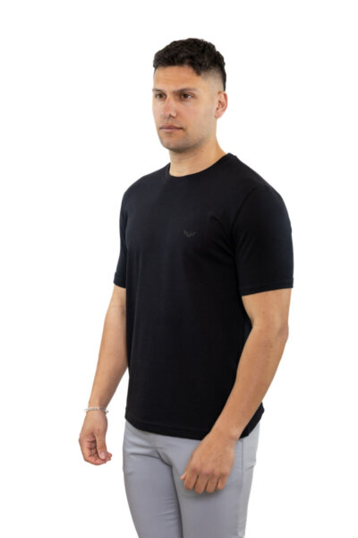 SIDE EFFECT T-SHIRT ΑΝΔΡΙΚΟ ΜΑΥΡΟ R-5241 REGULAR FIT