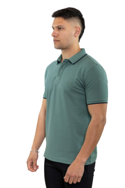 SIDE EFFECT POLO ΑΝΔΡΙΚΟ ΠΡΑΣΙΝΟ PL-S5210 REGULAR FIT