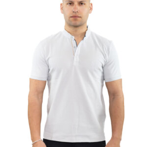 SIDE EFFECT T-SHIRT ΜΕ ΜΑΟ ΓΙΑΚΑ ΑΝΔΡΙΚΟ ΓΚΡΙ M-5224 REGULAR FIT