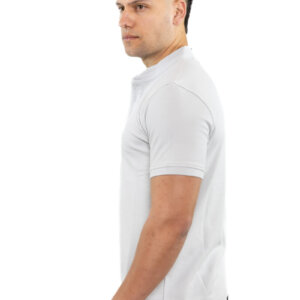 SIDE EFFECT T-SHIRT ΜΕ ΜΑΟ ΓΙΑΚΑ ΑΝΔΡΙΚΟ ΓΚΡΙ M-5224 REGULAR FIT