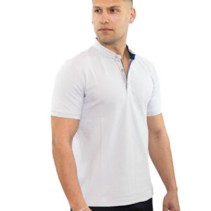 SIDE EFFECT T-SHIRT ΜΕ ΜΑΟ ΓΙΑΚΑ ΑΝΔΡΙΚΟ ΓΚΡΙ M-5224 REGULAR FIT