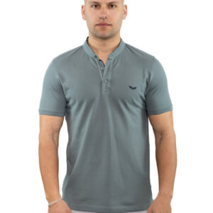 SIDE EFFECT T-SHIRT ΜΕ ΜΑΟ ΓΙΑΚΑ ΑΝΔΡΙΚΟ ΧΑΚΙ M-5221 REGULAR FIT