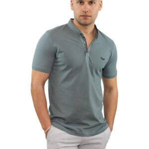 SIDE EFFECT T-SHIRT ΜΕ ΜΑΟ ΓΙΑΚΑ ΑΝΔΡΙΚΟ ΧΑΚΙ M-5221 REGULAR FIT